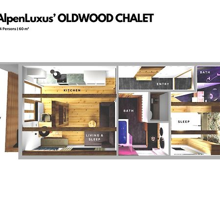 Oldwood Chalet - Balcony & Car Park By Alpenluxus Appartements Fügen Εξωτερικό φωτογραφία